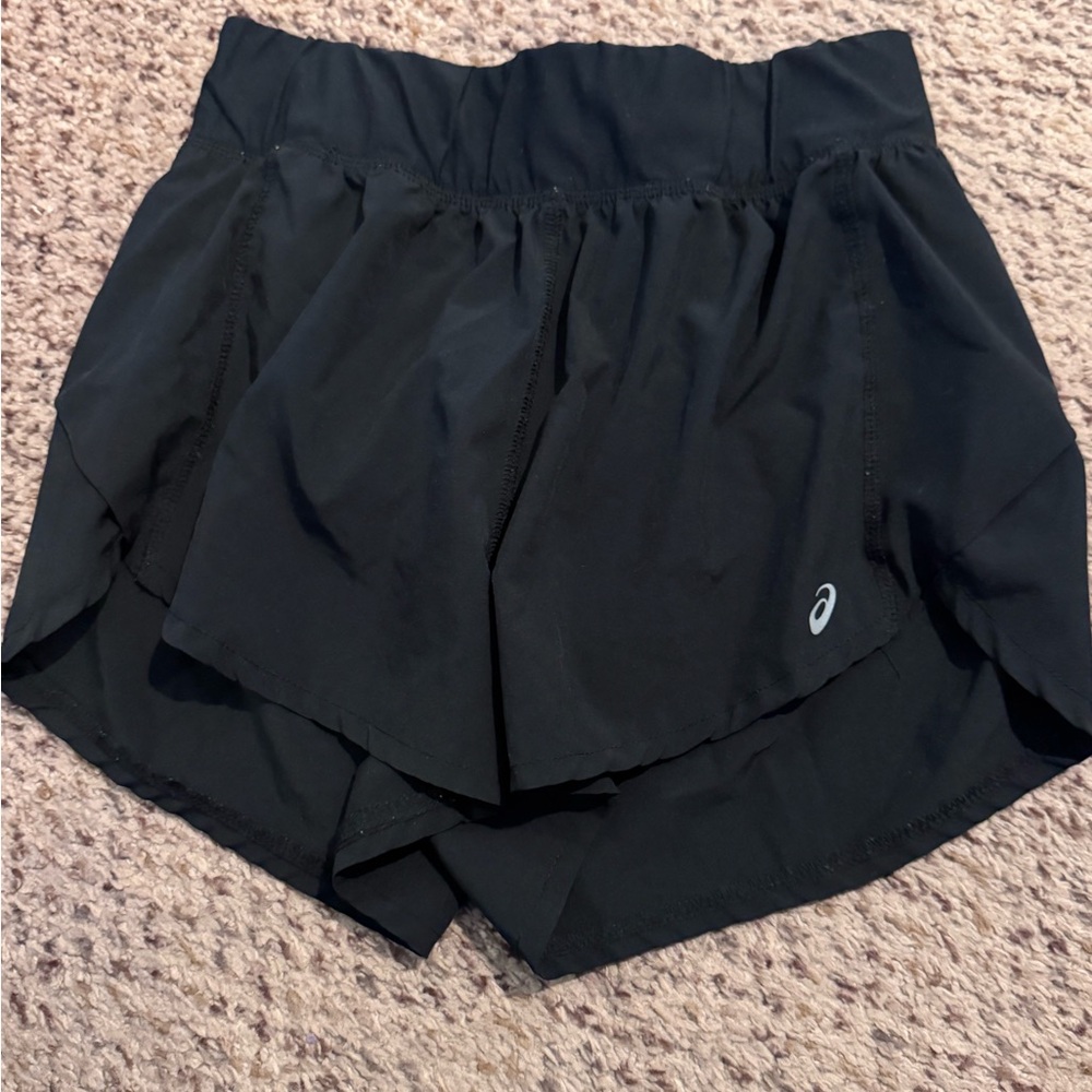 Asics Women's Black Athletic Shorts